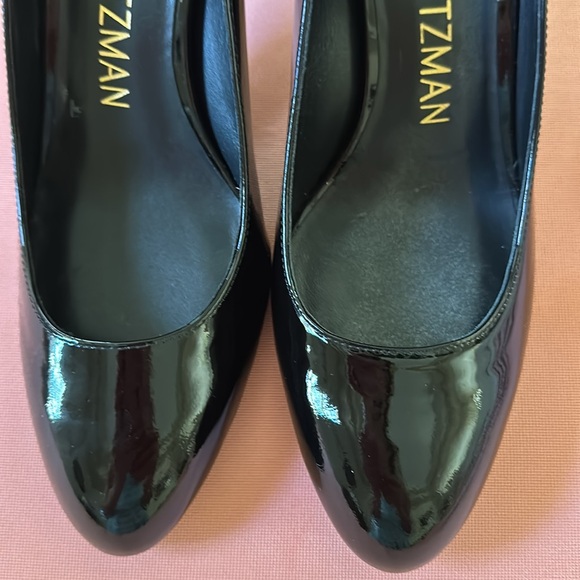 New Stuart Weitzman Patent leather Shoes. Black. Size 7.5. - Picture 2 of 6